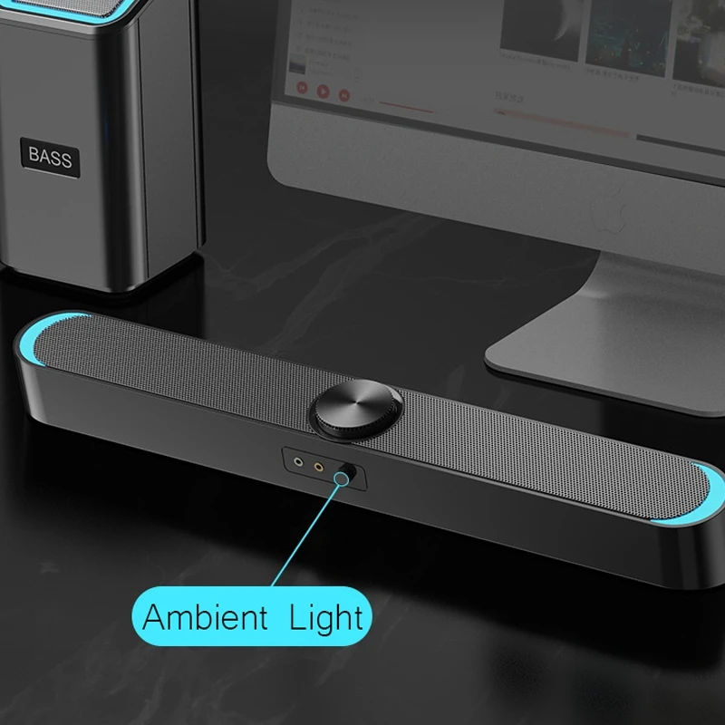 D 238 Bluetooth Звуковая Панель беспроводной динамик Бас Сабвуфер 4D ручка &quotстерео&quot
