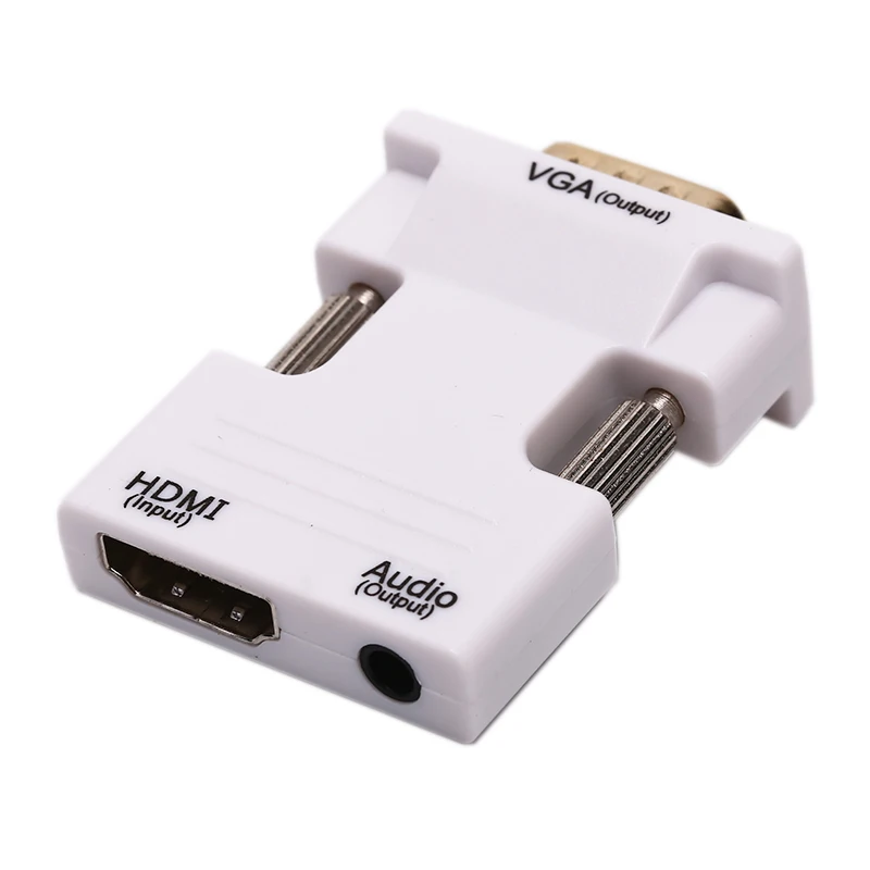 VGA к HDMI адаптер Full HD 1080P Аудио Видео Конвертер ноутбук от ПК к ТВ AV HDTV