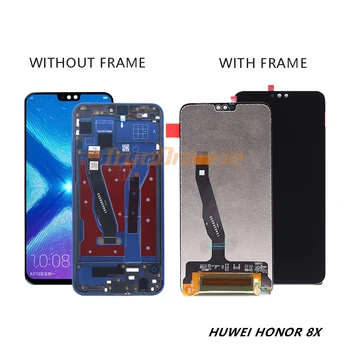 

Original Huawei Honor 8X LCD Display 6.5 inch JSN-AL00 -L22 Touch Screen 10 touch Digitizer Assembly Frame Oleophobic coating