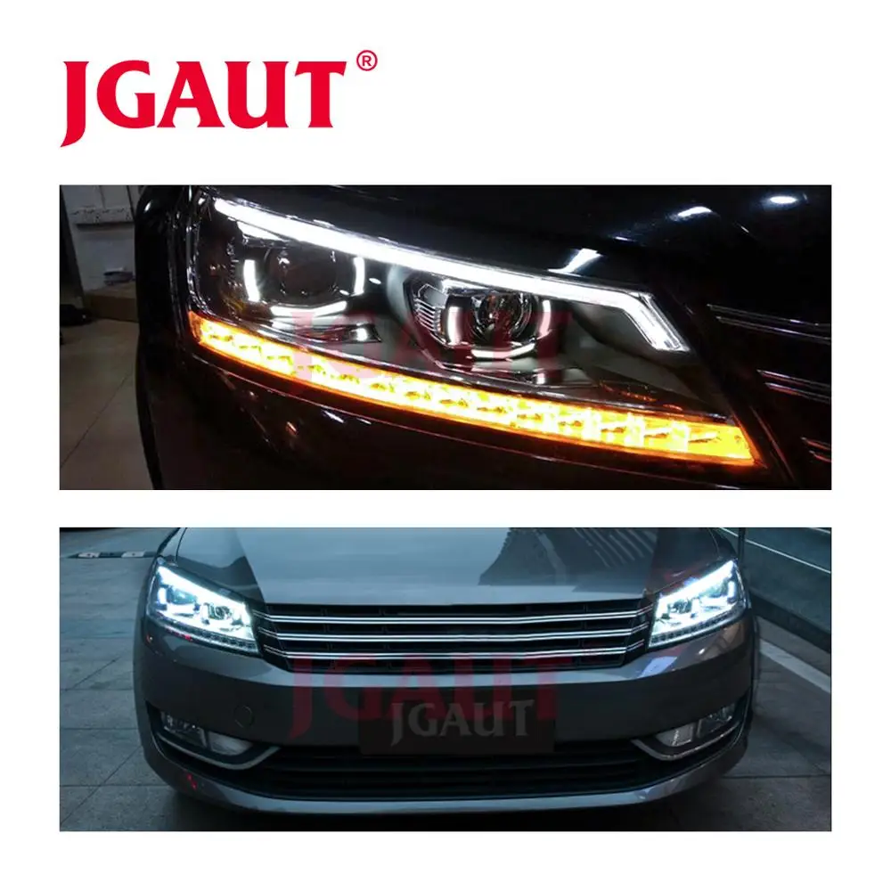 Корпус передней фары в сборе автомобиля для VW Touran фары Touran светодиодный фонарь DRL Объектив Двойной Луч Биксенон HID Age