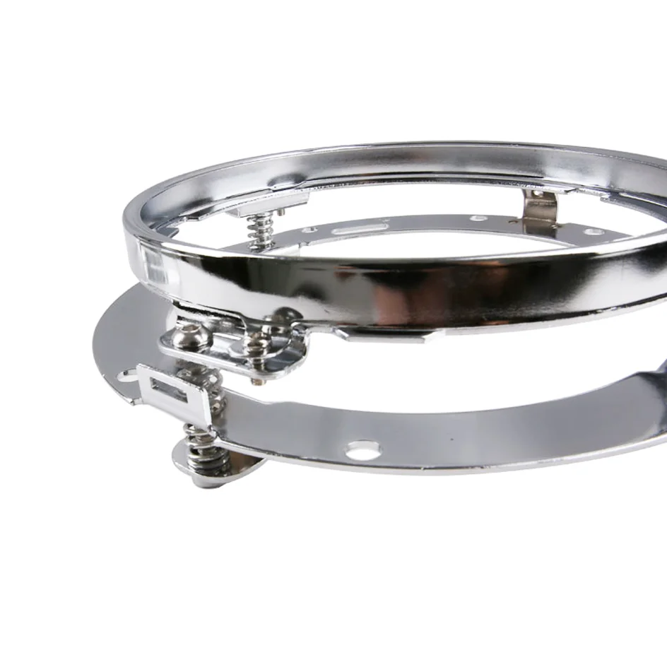 7 Inch Round LED Headlight Mounting Bracket Ring For Car Wrangler JK Suzuki Samurai for Harley Motorcycle 7" Bracket 6