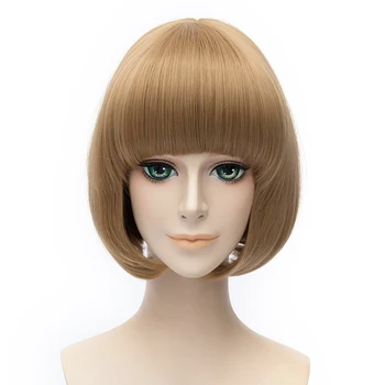 

Anime Touken Ranbu Online Maeda Tengjiro Linen Short Cosplay Wig Heat Resistant Fiber Hairpiece Synthetic Hair Wigs