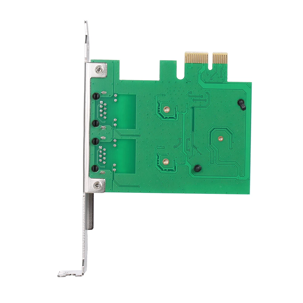 Сетевая Серверная карта 2 порта Gigabit 1000M PCI-E Ethernet адаптер Поддержка PCI-EX1/X4/X8/X16