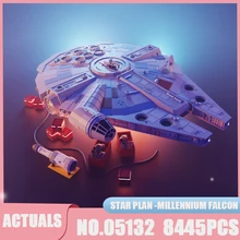 Ultimate Millennium Falcons Model 05132 Star Plan Series Collectors Destroyer Ship 75192 Building Blocks Toys Kid Birthdays Gift