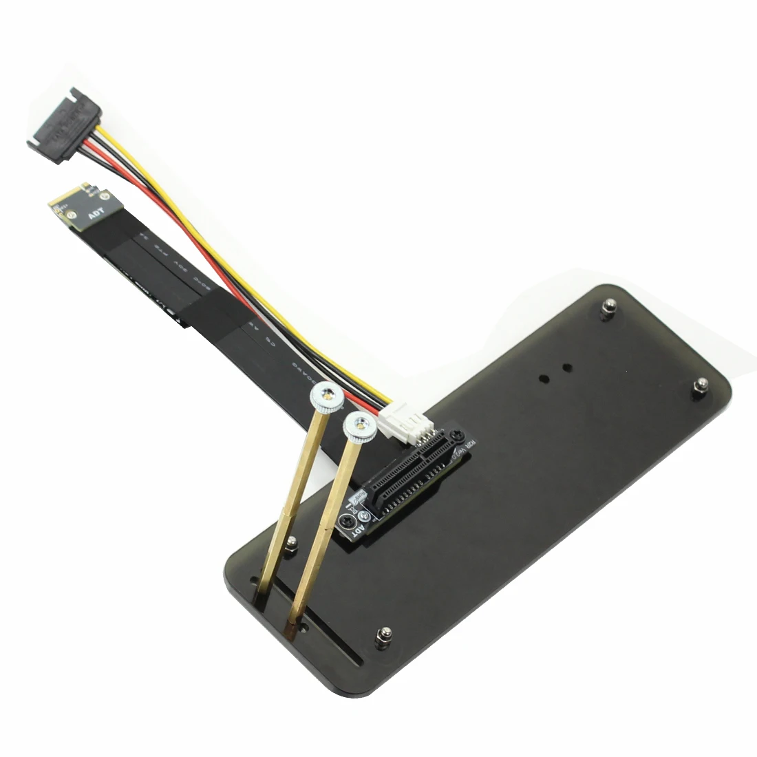 Riser PCIe 4 PCI E 4x к M.2 для NGFF NVMe Key M карта расширения Express x4 Gen3.0 удлинитель с