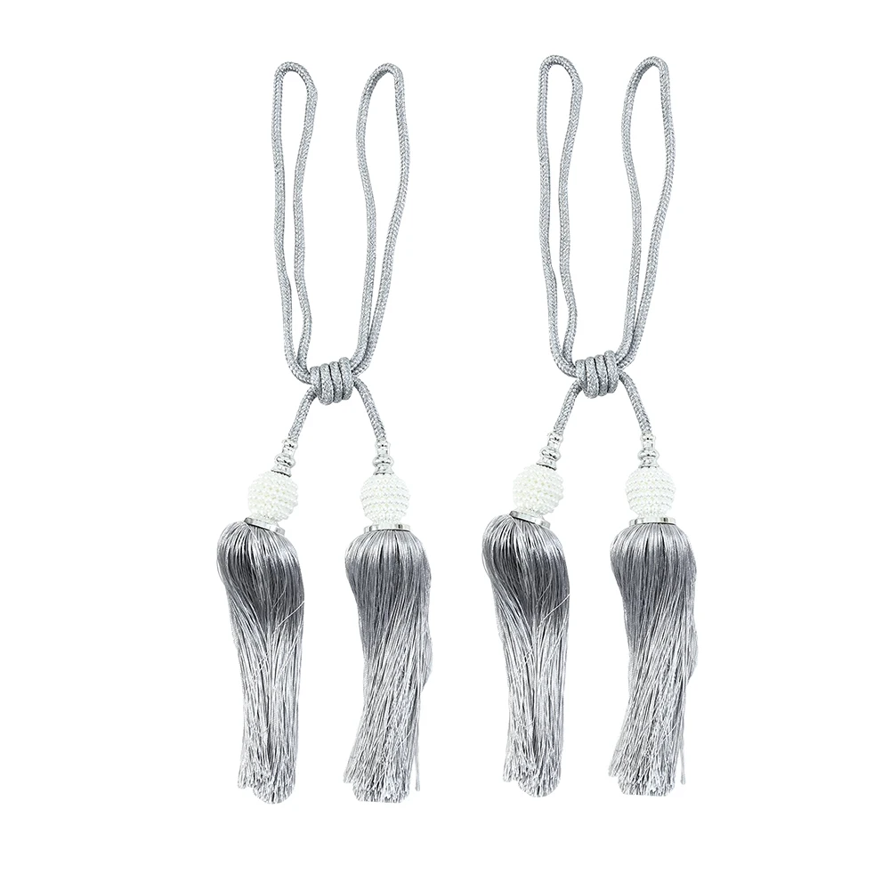 2 шт. занавес Tieback Tassel Tiebacks крючки для штор s с жемчугом мяч ремень Holdbacks занавеска украшения подвесные аксессуары