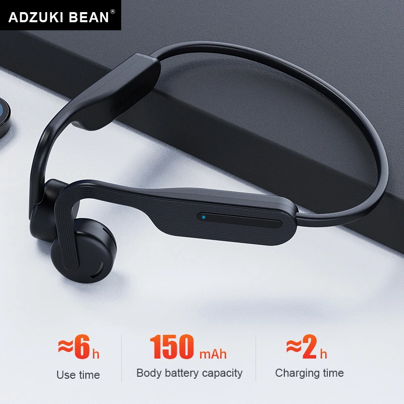 AdzukibeanWirelessHeadphonesBoneConductionHeadsetBluetooth50
