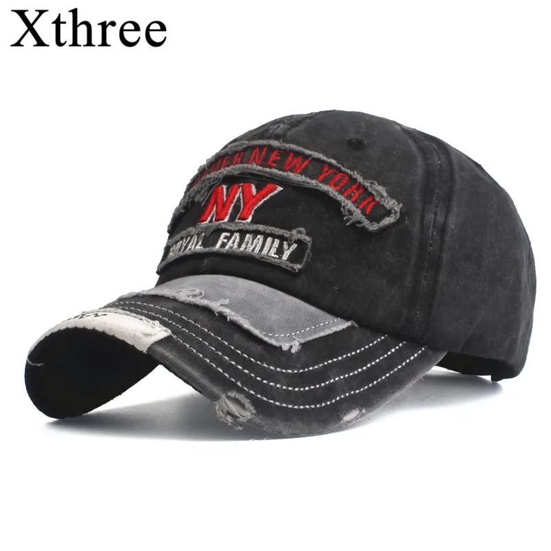 Xthree Мужская бейсболка для женщин snapback шляпа с вышитыми костями Повседневная