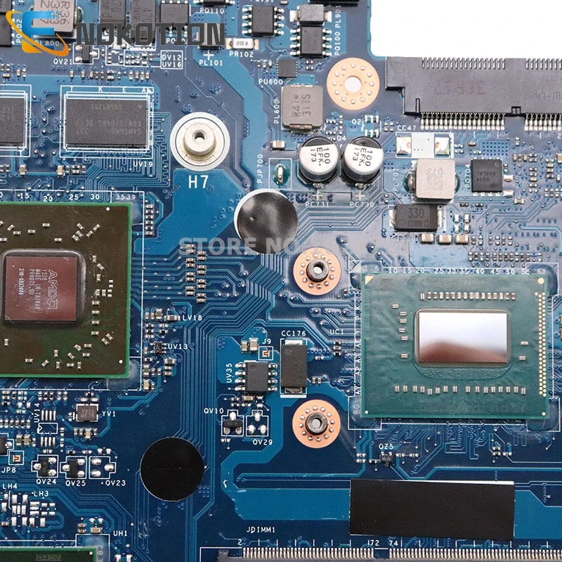 Ideal  NOKOTION For Dell inspiron 17R 3721 5721 laptop motherboard CN-0JXK18 0JXK18 JXK18 VAW10 LA-9105P S