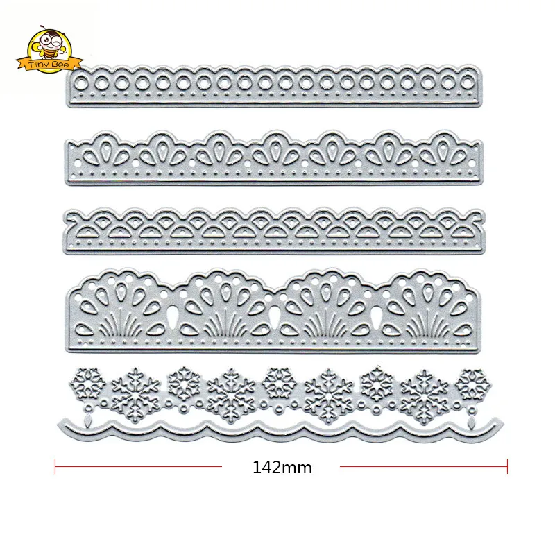 

5Pcs Lace Flower Metal Cutting Dies Flower Stencils For DIY Scrapbooking Decorative Embossing Handcraft Die Cutting Template