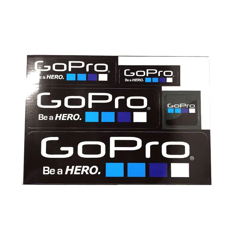 9 шт значок Логотип наклейки DIY этикетка клейкая наклейка для Gopro Hero Спортивная