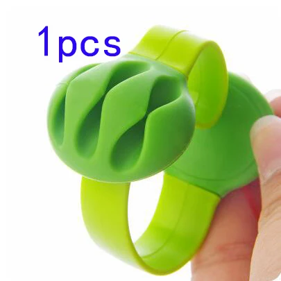 green 1pcs Зажимы для проводов, органайзер для рабочего стола и зажимы для рабочего стола, держатель для шнура, usb зарядка, линия передачи данных, устройство для сматывания кабеля - Цвет: green 1pcs