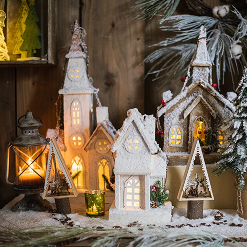 

2020 Xmas Wooden Ornament Christmas Decoration Pendant for Home 3D 2020 Xmas Christmas Tree Hanging Ornament Home Decoration