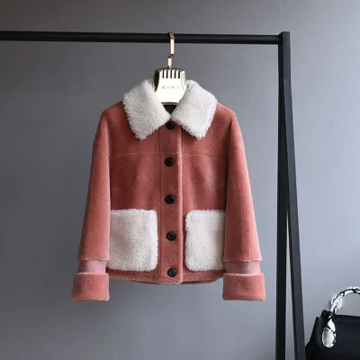style 3 Пальто из искусственного меха женская модная шерстяная ткань короткая куртка однобортное меховое пальто s Зимняя пушистая мягкая меховая куртка женская - Цвет: style 3