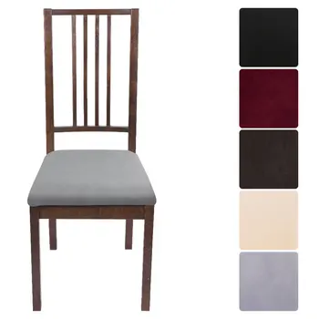 

Stretchable Dining Chair Covers Spandex Chair Seat Protector Slipcovers For Holiday Banquet, Home Party, Hotel, Wedding Ceremony