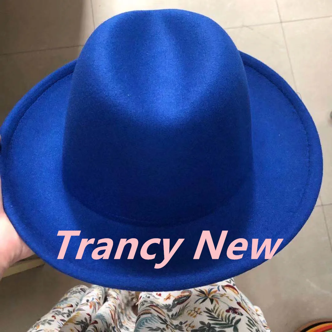 2021 new fedora hat fall/winter oval new hat top jazz hat Panama jazz fedora hat for men and women шляпа женская wide brim fedora hat