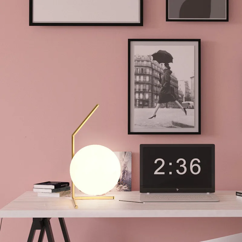 

Ball Table Lamp Simple Fashion Decoration Table Lamp Bedroom Bedside Computer Table Lighting Table Lamp