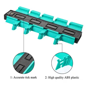 

Gauge Plastic Profile Copy Contour Gauges Standard Width Wood Marking Tool Tiling Laminate Tiles 12/14/25/50cm