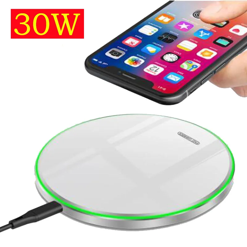 For Blackview Bv7100 Qi Wireless Charger Type C Usb 30w For Blackview