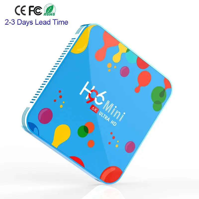 Android 9.0 Smart TV BOX 4G DDR3 32G EMMC ROM Set Top Box 6K 3D H.265 Wifi media player Air mouse