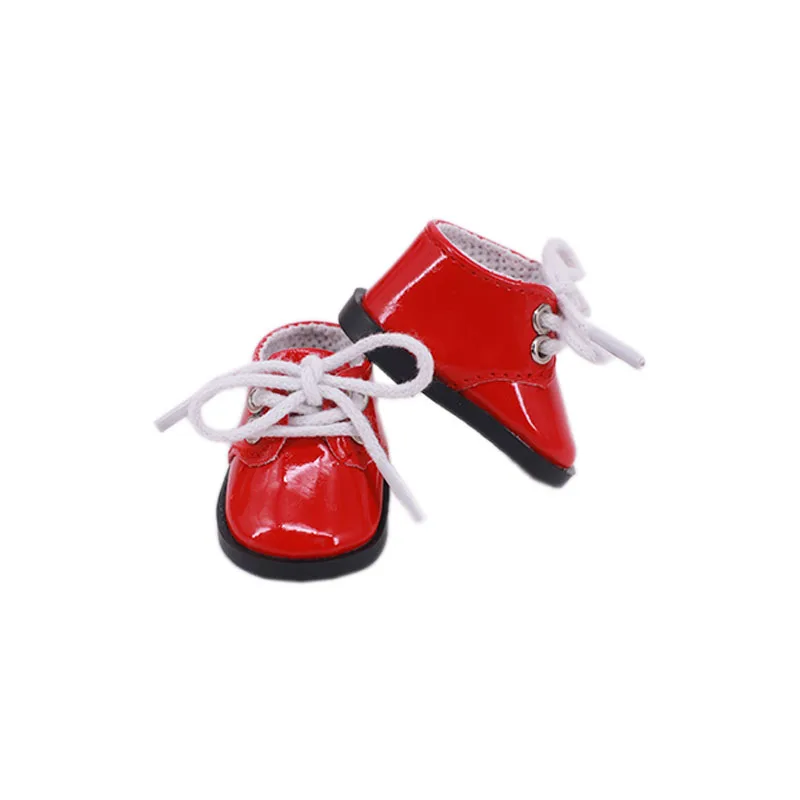 5Cm Doll Shoes Blythe Wellie Wisher Shiny Shoes Velcro&Laces For 14.5 Inch Doll&EXO&Paola Reina Doll Accessories Girl DIY Toys