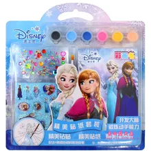 Корейский стиль цветной рисунок пигмент костюм с граффити Алмазная наклейка Снежный мультфильм цветной стикер цветная картина Сочетание котенка