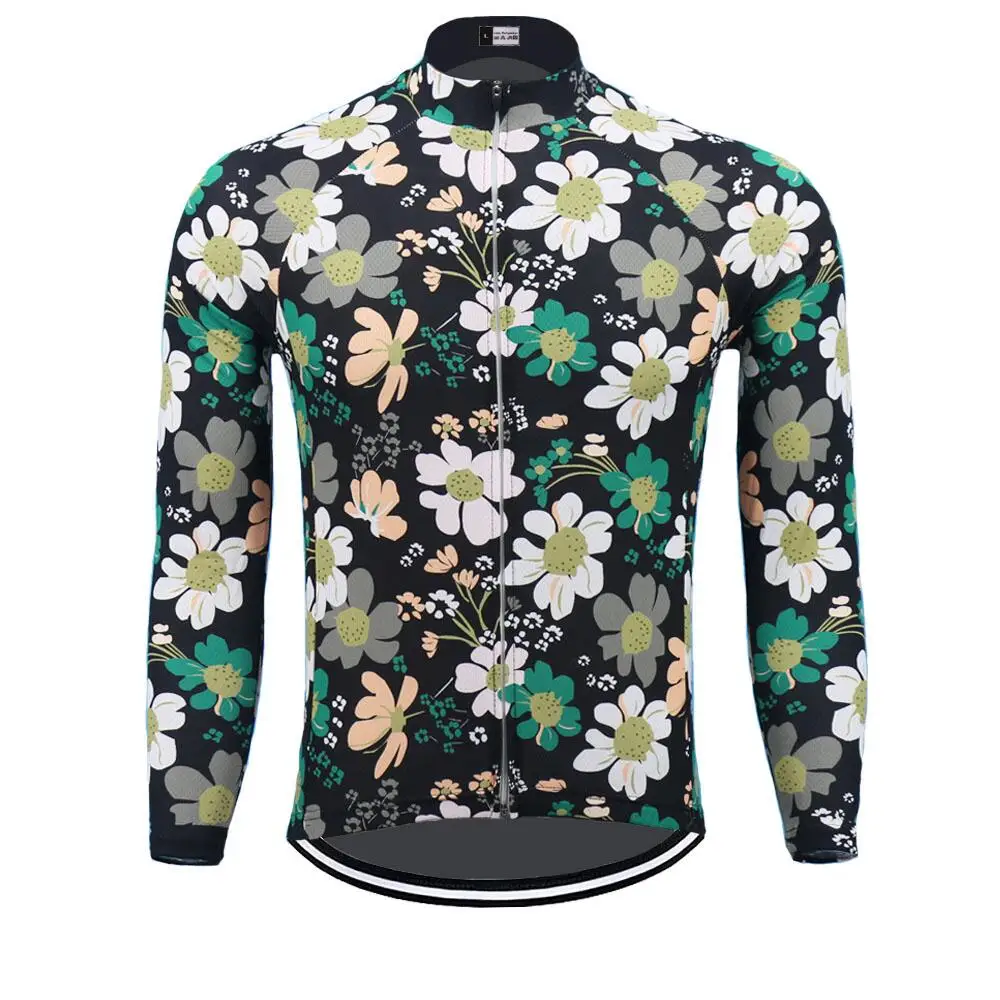 Веломайка с длинным рукавом шерстяная или без шерсти одежда для велоспорта