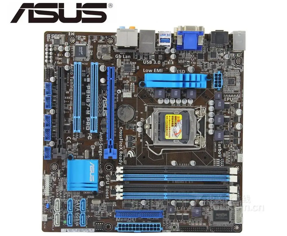 Best Price ASUS P8H67-M PRO original mainbaord LGA 1155 DDR3 for I3 I5 I7 cpu 32GB USB3.0 H67 Desktop motherboard used sales