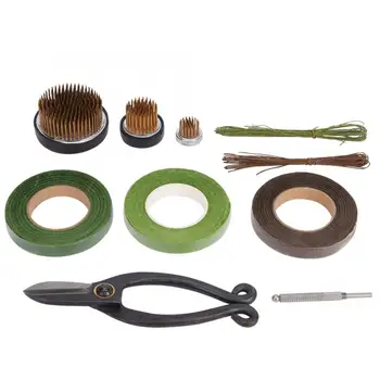 

Flower Kenzan Arrangement Decoration Fixing Tool Set Iron Wire Scissor Tape Kenzan Accessories Kit