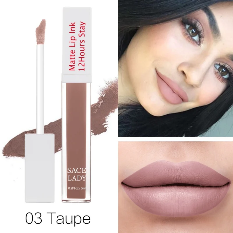 25 Colors Moisturizing Lip Gloss Non-Stick Cup Waterproof Smudge-Proof Liquid Lipstick Cosmetic Full Size