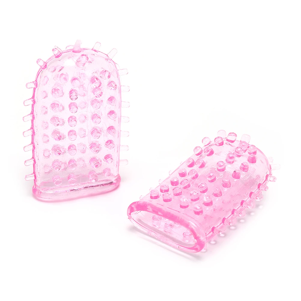 G-Spot Penis Vagina Clit Stimulate Masturbation Dildo For Woman Sex Toys Adult Product 2pcs Vibrator Finger Sleeve Squirt | Красота и