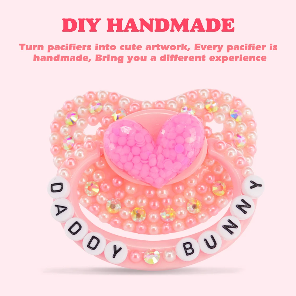 

ABDL Adult Baby Pacifier 100% Handmake Shining Cute Pattern Adult Size Pacifier DDLG Daddy Dummy Dom Little Space