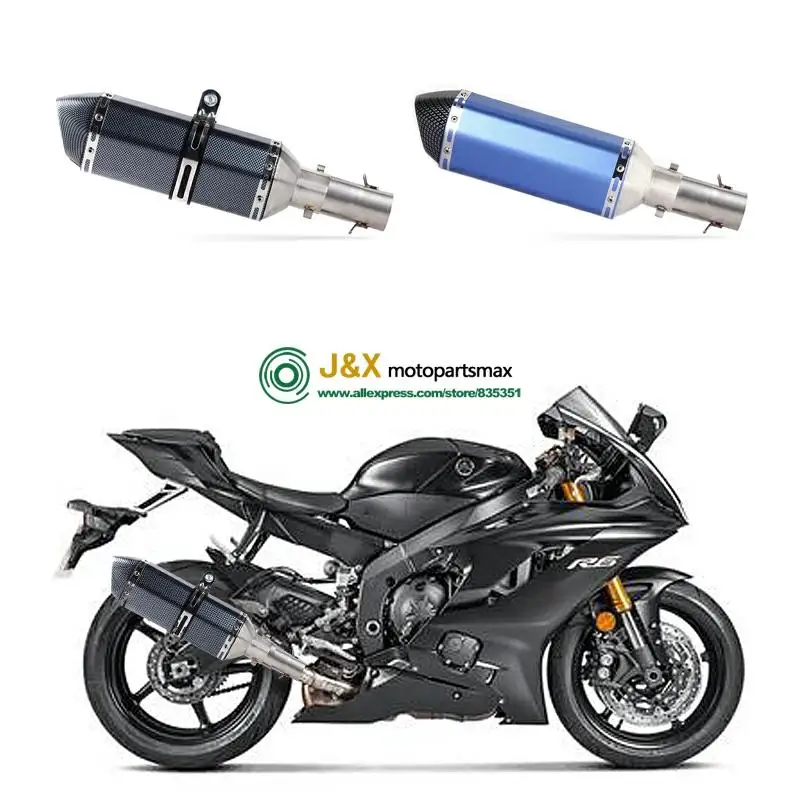Выхлопная труба для мотоцикла полная система глушитель выхлопной трубы Yamaha R6 YZF