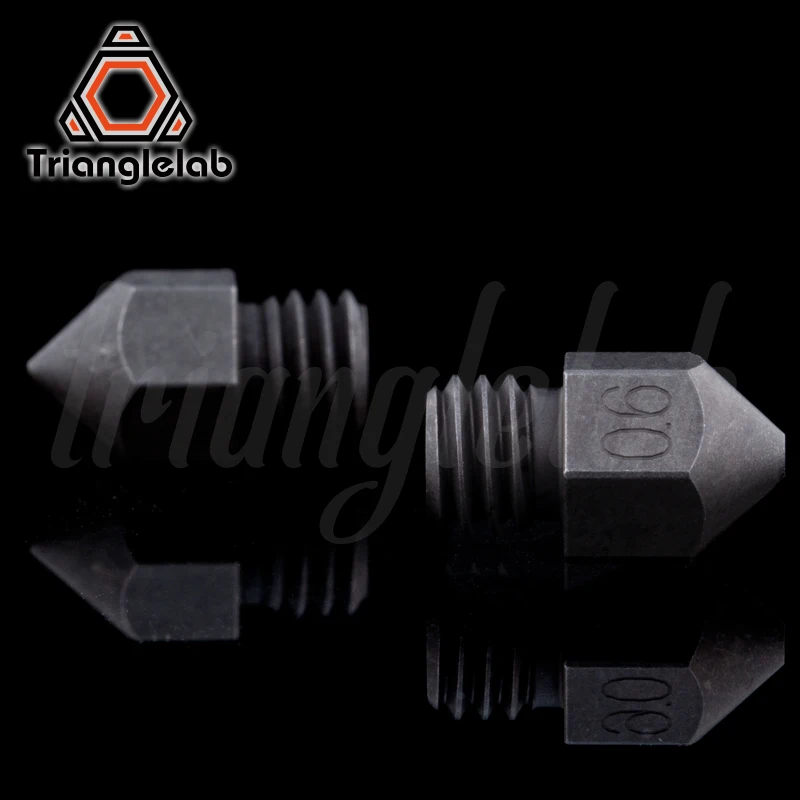 Trianglelab Swiss MK8 насадка из закаленной стали с высокой температурой m6 резьба 1,75 мм нить для 3D принтеров hotend cr10 ender3 и т. Д