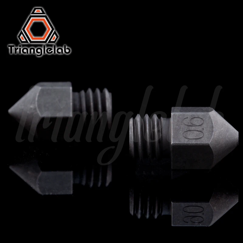 Trianglelab-bico de Aço Endurecido para Impressoras 3d Alta Temperatura Rosca m6 Filamento de 1.75 mm para Impressoras 3d Hotend Cr10 Etc Mk8 - Imagem 4