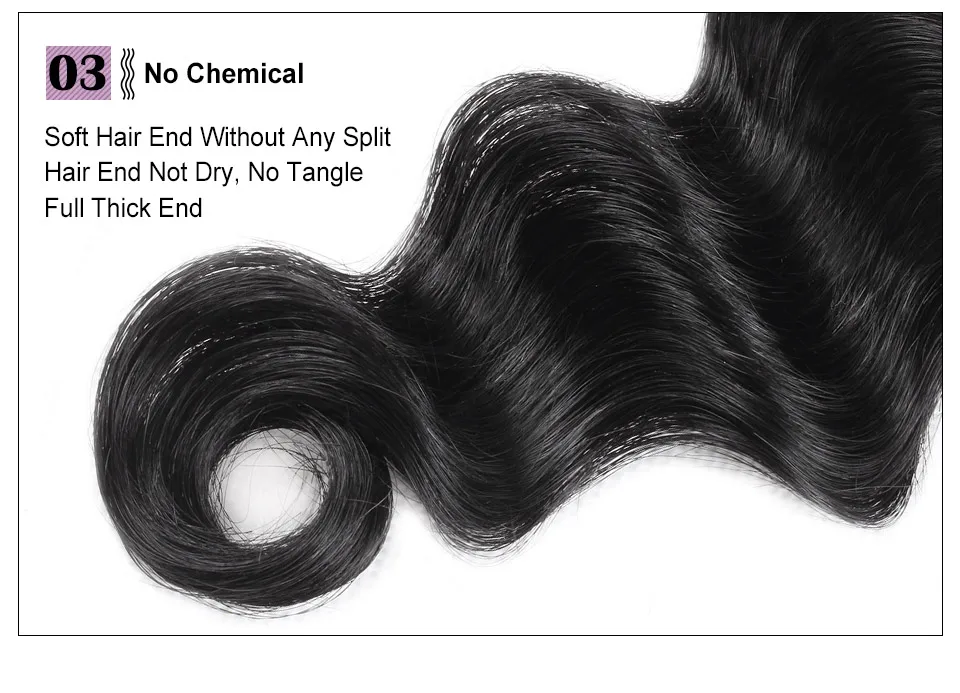 Pacotes de Onda Solta com Fecho Pacotes com Fechamento Humano com Frontal Allove Profunda Cabelo Peruano Remy 100% Pacotes Não 6 Apliques e perucas