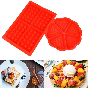 

Silicone Cake Mould Waffle Mould Bakeware DIY Modle Kitchen Cooking Cake Makers Tool Feb 21st #