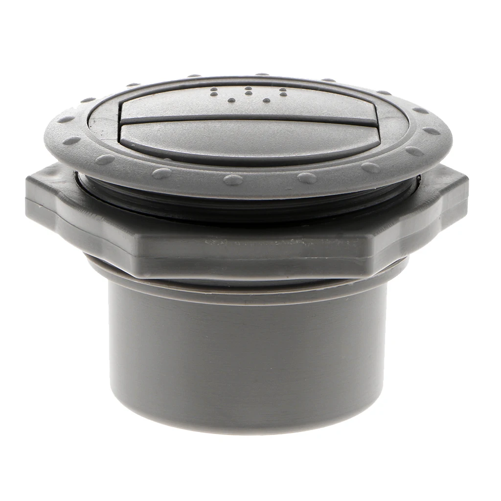 Universal RV Yacht Side Roof A/C Air Vent Exhaust Outlet, Install Hole: 60mm, Easy Installtion, Grey
