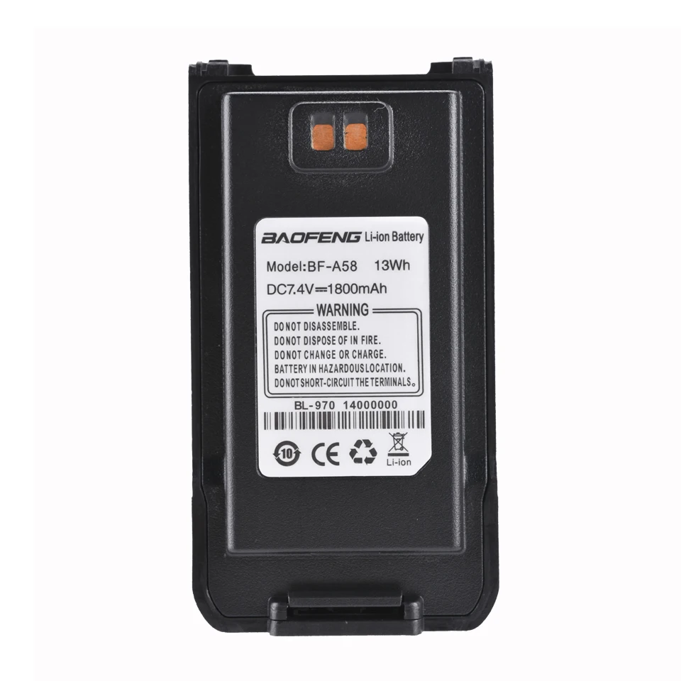 Baofeng A58 BL-970 рация 7,4 V 1800mAh аккумулятор для Baofeng A58 BL-970 двухстороннее радио Hiundaj Tuscon