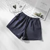 Summer Couple Sleep Pants Cotton Crepe Nightwear for Men and Women Pajama Shorts Elastic Waist Sleep Bottoms Sleeping Shorts ► Photo 2/6