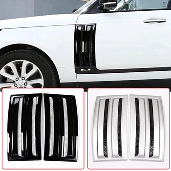 

2pcs Car Parts Side Door Fender Air Vents Kit Cover Trim ABS Chrome For Land Rover Range Rover Vogue SVO 2013-2020 Car Accessory