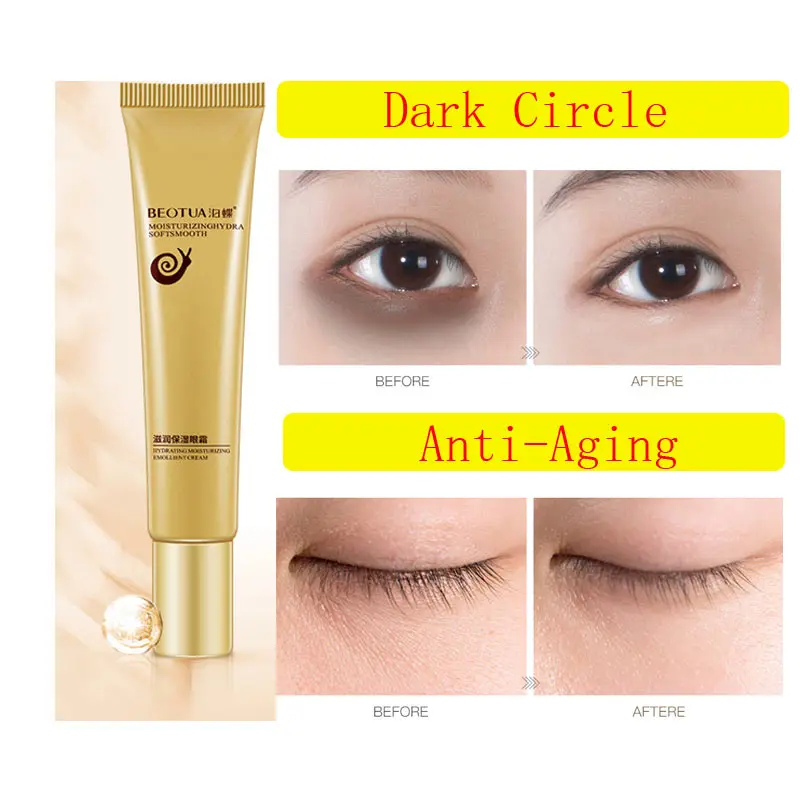 

snail Anti Winkles Eye Cream Anti-Puffiness Dark Circle Anti-Aging Moisturizing Eyes Creams Firming anti-aging Facial Eye Skin