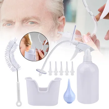 

Ear Wax Removal Kit Ear Washer Bottle System Irrigation Device for Ear Cleaning