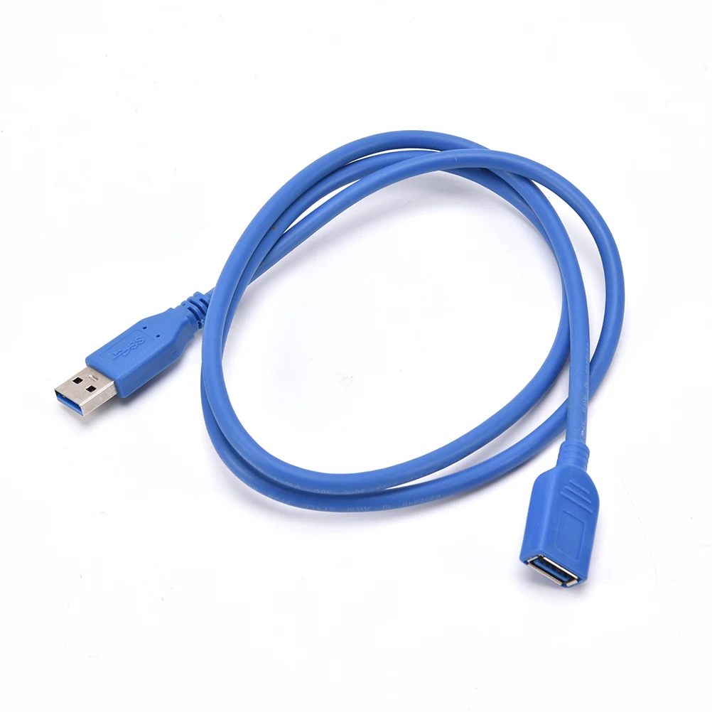 USB 3,0 кабель-удлинитель для мужчин и женщин USB3.0 кабель для быстрой синхронизации данных разъем для телефона жесткий диск для ноутбука настольный компьютер, принтер 1,5 м