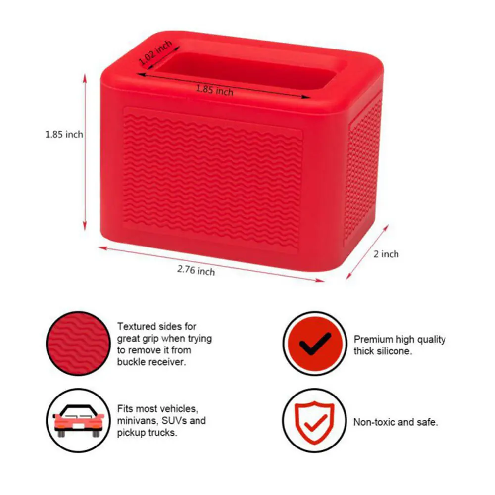 1PC car seat belt buckle holder upright bracket belt buckle buckle