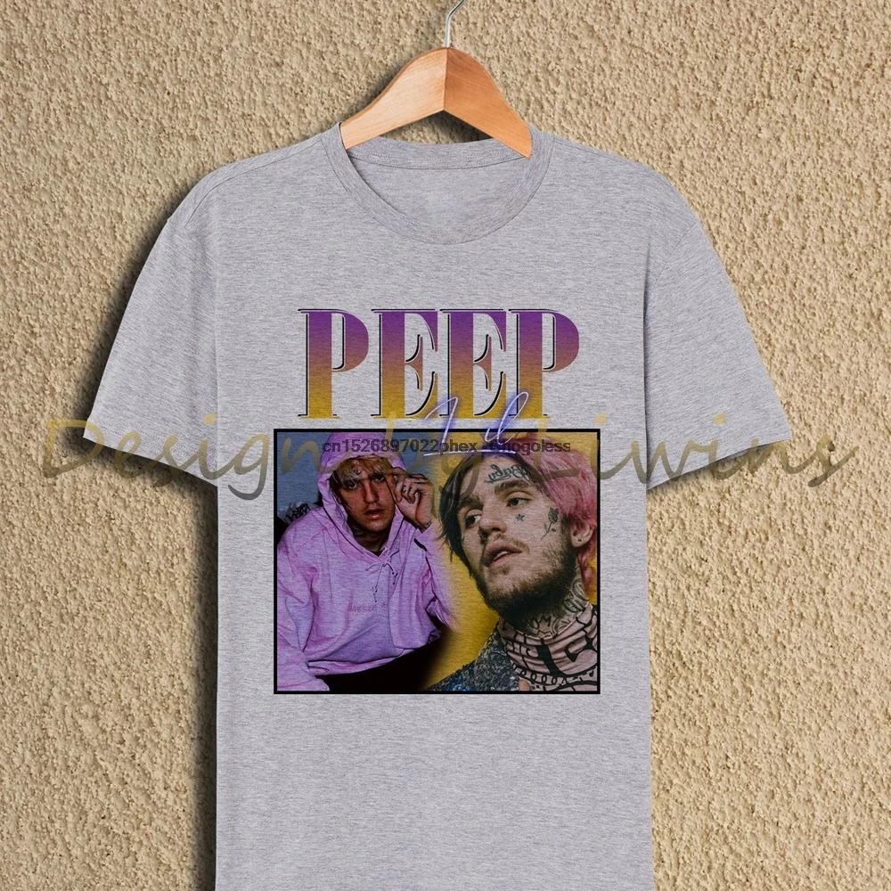 Винтажная Ретро футболка LIL PEEP 90-х Новая повседневная унисекс размер LW93 |