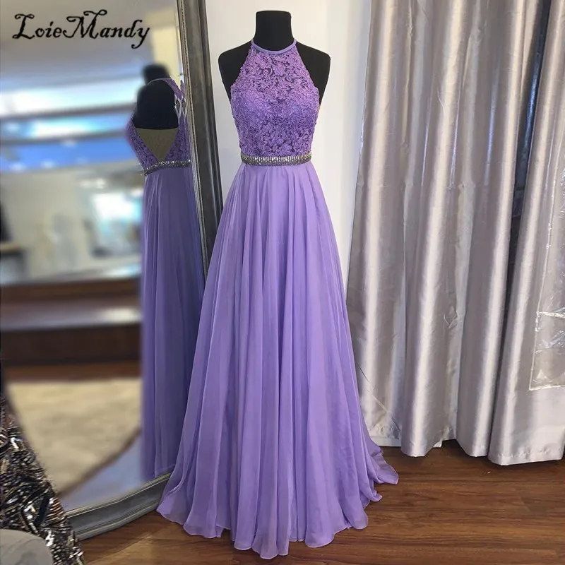 

Elegant Applique Lace Prom Dress Long 2022 Formal A-line Crystal Evening Party Dresses For Women Vestido de fiesta de boda