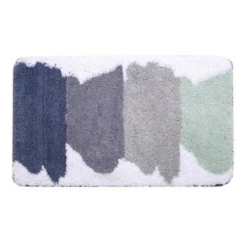 

Bathroom Carpet Mat Comfortable Absorbent Long Pile Carpet Can Be Machine Washed and Dried