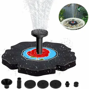 

Solar Powered Floating Bird Bath Outdoor Water Fountain Pump Garden Pond Pool
