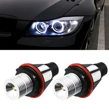 

10W Angel Eyes LED Bulbs Car E39 E60 E63 E65 For BMW Halo Parts & Accessories